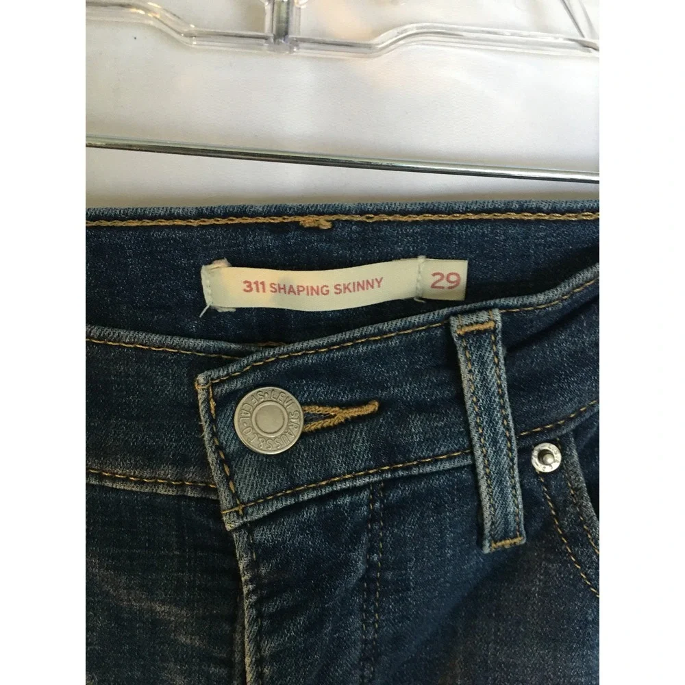 Levis 511 Shaping Skinny Jeans Dark Wash Denim W29